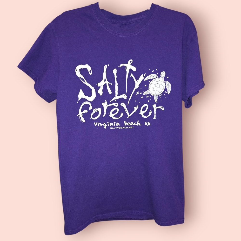 ^ Purple Kids T-Shirt - Salty Forever